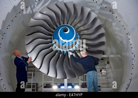 Centre d'essai Rolls-Royce Banque D'Images