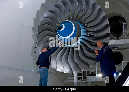 Centre d'essai Rolls-Royce Banque D'Images