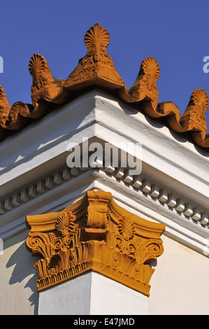 Architecture traditionnelle dans le quartier Plaka d'Athènes, Grèce Banque D'Images