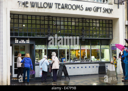 Le Willow Tearooms et cadeaux conçu par Charles Rennie Mackintosh en 1903 dans Sauciehall Street, Glasgow, Scotland, UK Banque D'Images