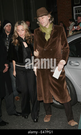 Londres, Royaume-Uni. Feb 9, 2008. Bob Geldof assiste à Finch & Partners à la partie avant de la BAFTA Points Club. © Ferdaus Shamim/ZUMA/Alamy Fil Live News Banque D'Images