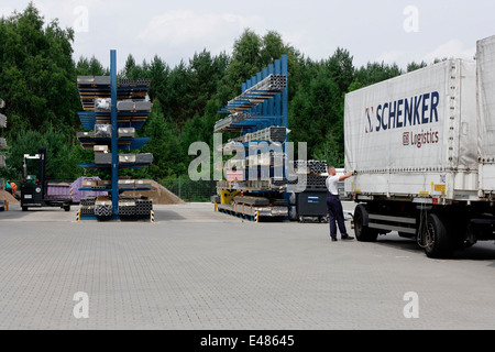 DB Schenker camion Banque D'Images