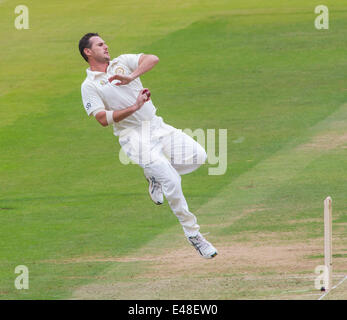 Londres, Royaume-Uni. 05 juillet, 2014. Shaun Tait de l'Australie au cours de la MCC v Reste du monde match à Lords Cricket Ground, le 05 juillet, 2014 à Londres, en Angleterre. Credit : Mitchell Gunn/ESPA/Alamy Live News Banque D'Images