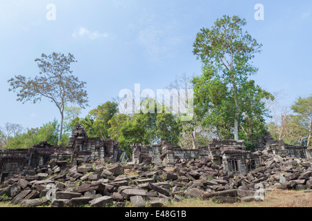 Les ruines de Banteay Chhmar temple, Cambodge Banque D'Images