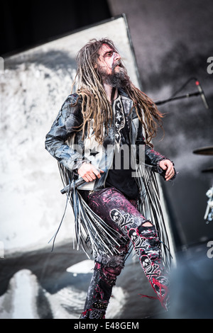 Rob Zombie live au Pinkpop Festival 2014 en Pays-bas © Roberto Finizio/Alamy Live News Banque D'Images