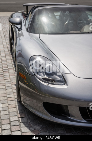 L'exotique et belle PORSCHE CARRERA GT supercar. Banque D'Images