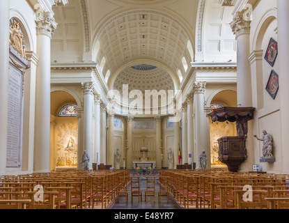 Bruxelles, Belgique - 15 juin 2014:l'église de St Jacques au Coudenberg. Banque D'Images