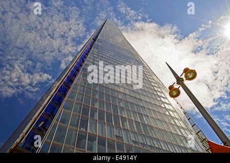 Vue sur le Shard, London Bridge, Londres, Angleterre, Royaume-Uni Banque D'Images