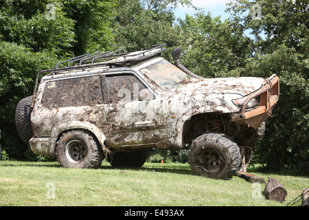 Dirty vehicule 4x4 Banque D'Images