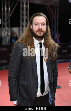 Munich, Allemagne. 5 juillet, 2014. Directeur Mike Cahill nous arrive pour la dernière activité de la festival international du film de Munich à Munich, Allemagne, 5 juillet 2014. Photo : Felix Hoerhager/dpa/Alamy Live News Banque D'Images