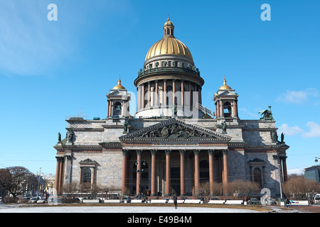 La Cathédrale Saint Isaac à Saint-Pétersbourg, Russie Banque D'Images