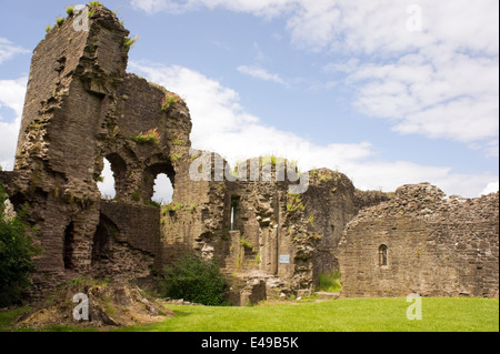 Abergavenny Castle, Pays de Galles, Royaume-Uni, Grande Bretagne Banque D'Images