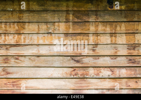 Rusty planches en bois pour la texture de fond, patine naturelle de l'humidité Banque D'Images