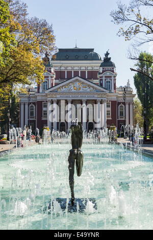 Ivan Vasov, Théâtre National, Garden City Park, Sofia, Bulgarie, Europe Banque D'Images