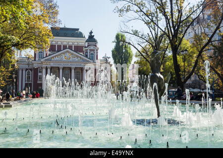 Ivan Vasov, Théâtre National, Garden City Park, Sofia, Bulgarie, Europe Banque D'Images