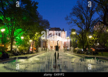 Ivan Vasov, Théâtre National, Garden City Park, Sofia, Bulgarie, Europe Banque D'Images