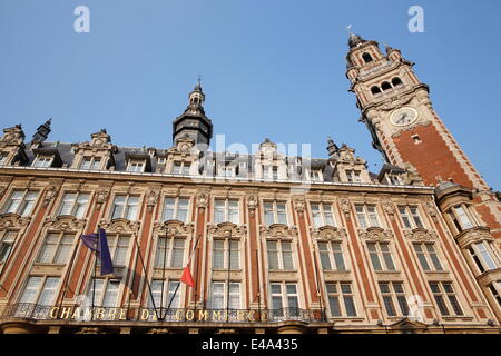 La Chambre de Commerce de Lille, Lille, Nord, France, Europe Banque D'Images