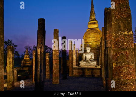 Wat Sa Sri, Sukhothai Historical Park, UNESCO World Heritage Site, Sukhothai, Thaïlande, Asie du Sud, Asie Banque D'Images