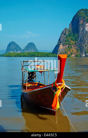 La baie de Phang Nga, Ao Phang Nga Bay National Park, province de Krabi, Thaïlande, Asie du Sud, Asie Banque D'Images