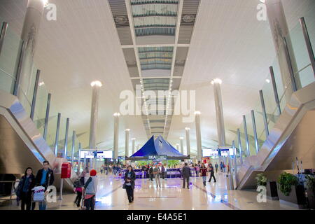 L'Aéroport International de Dubaï, Emirats Arabes Unis, Moyen Orient Banque D'Images