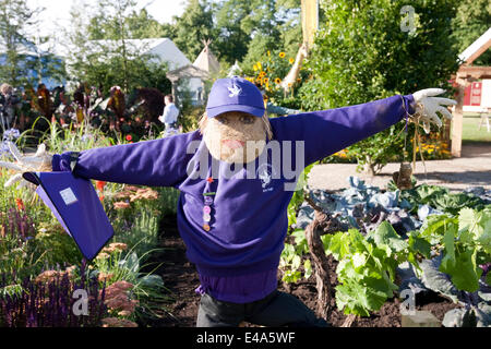 Hampton Court, Royaume-Uni. 7 juillet, 2014.Cinquante années d'or : une célébration de la Grande-Bretagne en Fleurs jardin à Hampton Court Flower Show sur presse da Crédit : Keith Larby/Alamy Live News Banque D'Images