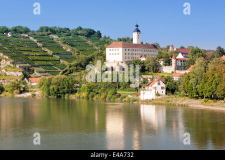 Le château Schloss Horneck, Aspach, Neckartal, vallée du Neckar, Baden Wurtemberg, Allemagne, Europe Banque D'Images