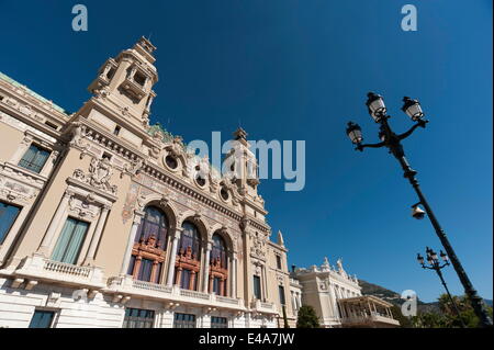 Casino, Monte Carlo, Principauté de Monaco, Cote d'Azur, de l'Europe Banque D'Images