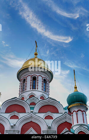 Cathédrale de Notre-Dame de Kazan, la Place Rouge, l'UNESCO World Heritage Site, Moscou, Russie, Europe Banque D'Images