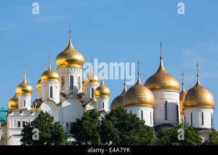 Cathédrale de l'annonciation au Kremlin, UNESCO World Heritage Site, Moscou, Russie, Europe Banque D'Images