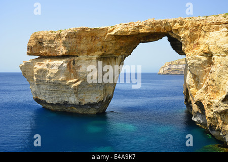 Fenêtre d'azur, Dwejra, Gozo (Għawdex), Comino et Gozo Gozo District, Région, République de Malte Banque D'Images