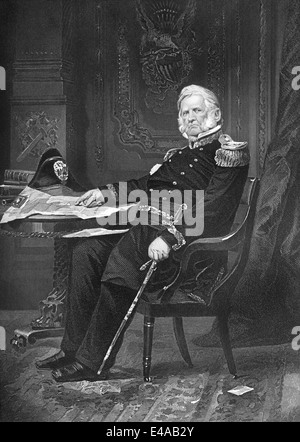 Winfield Scott, 1786 - 1866, un général, Banque D'Images