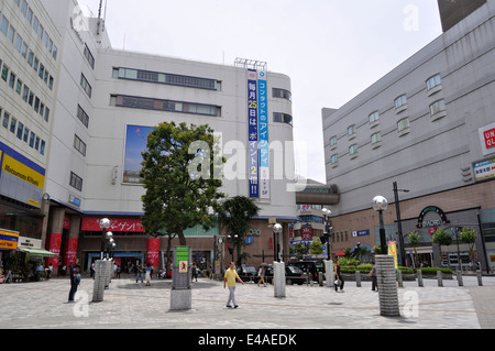 Entrée de la gare Hon-Atsugi, Kanagawa, Japon,Atsugi Banque D'Images