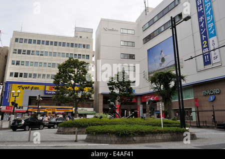 Entrée de la gare Hon-Atsugi, Kanagawa, Japon,Atsugi Banque D'Images