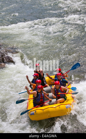 Tours rafting sur la rivière de Ducktown Ocoee, Tennessee USA Banque D'Images