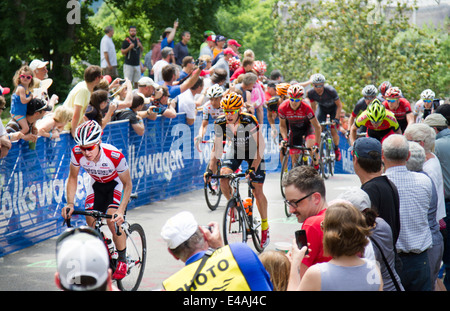 Division Mens USA Cycling tiers phase finale du vélo à Chattanooga, Tennessee, États-Unis Banque D'Images