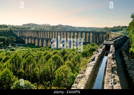 Pegoes aqueduc de Tomar, Ribatejo, Centre du Portugal Banque D'Images