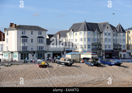 Littlehampton West Sussex UK boutiques du front de mer Banque D'Images