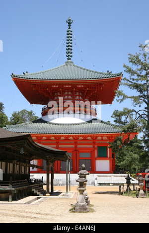 Partie de la Dai Garan Koyasan complexe au Japon Banque D'Images