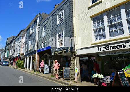 The Butterwalk, High Street, Totnes, Devon, Angleterre, Royaume-Uni Banque D'Images