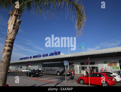 L'aéroport de Murcia San Javier, Murcia, Espagne du sud. Banque D'Images