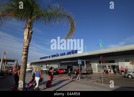 L'aéroport de Murcia San Javier, Murcia, Espagne du sud. Banque D'Images