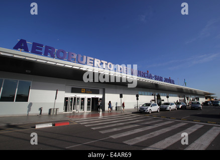 L'aéroport de Murcia San Javier, Murcia, Espagne du sud. Banque D'Images