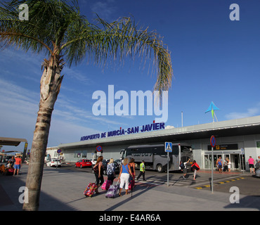 L'aéroport de Murcia San Javier, Murcia, Espagne du sud. Banque D'Images