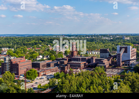 UNESCO World Heritage site, Zeche Zollverein, Essen, Allemagne. Anciennement la plus grande mine de charbon dans le monde. Banque D'Images