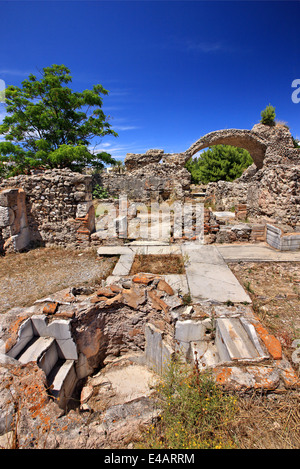 À l'ouest de l'Ouest (site archéologique) Thermae, Kos Town, Kos island, mer Egéé, Dodécanèse, Grèce. Banque D'Images