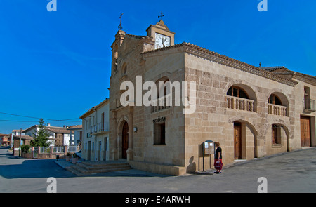 Village de Santa Ana, église du 16e siècle, Alcala la Real, Jaen-province, région d'Andalousie, Espagne, Europe Banque D'Images