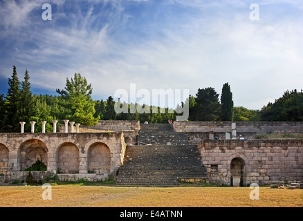 Sur le site archéologique de l'Asklepieion, île de Kos, Dodécanèse, Mer Égée, Grèce. Banque D'Images