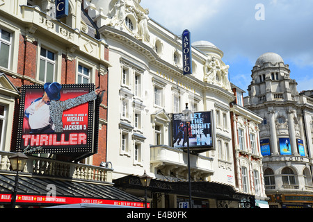 Apollo et théâtres lyriques, Shaftesbury Avenue, West End, City of westminster, Angleterre, Royaume-Uni Banque D'Images