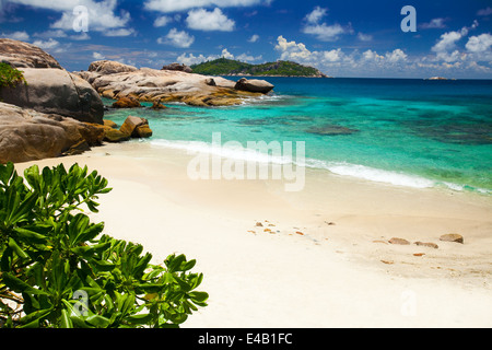 Plage de rêve - l'île de félicité les Seychelles Banque D'Images