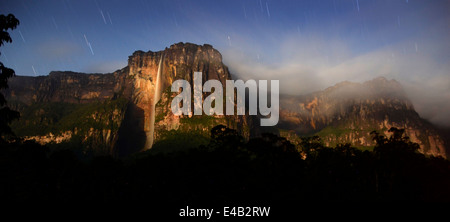 Angel Falls (Kerepacupai vena). Parc national Canaima. Le Venezuela Banque D'Images